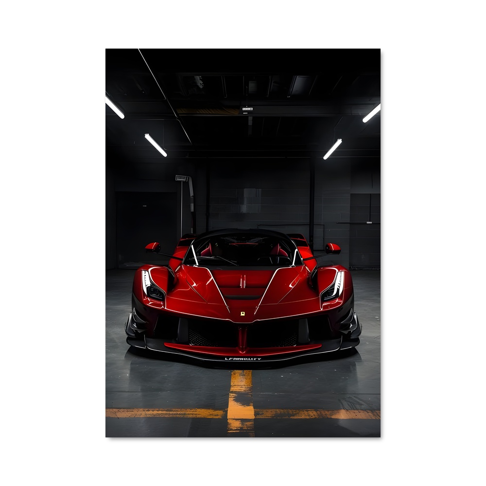 Poster Laferrari Rouge