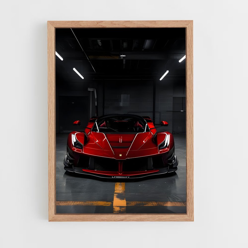Poster Laferrari Rouge (vue 4)