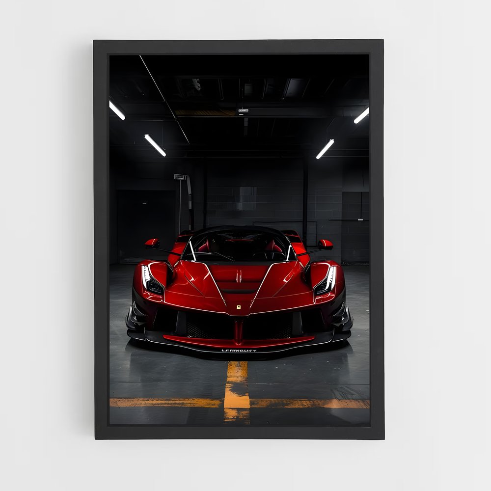 Poster Laferrari Rouge (vue 2)