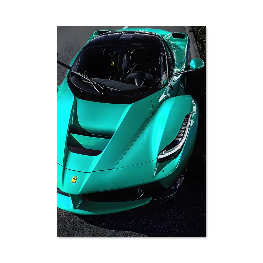 Poster Ferrari Verde