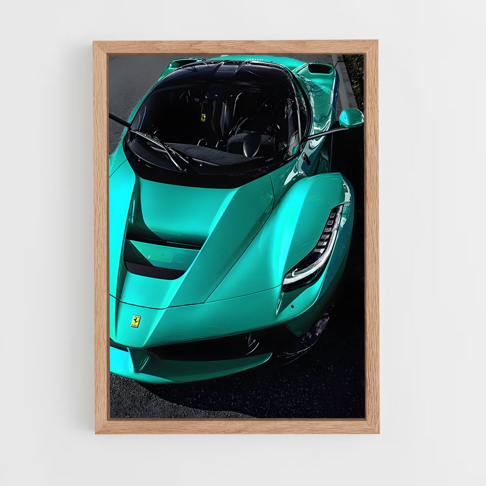 Poster Ferrari Verde (vue 4)
