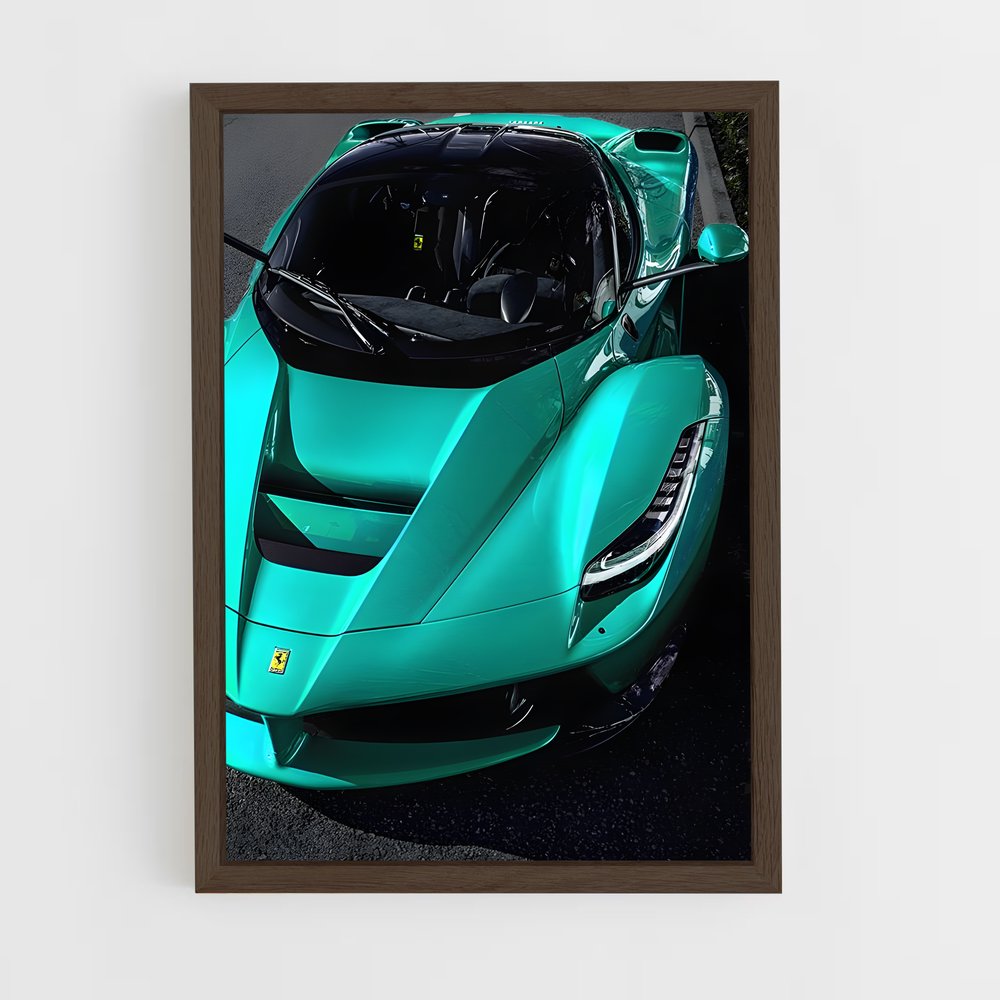 Poster Ferrari Verde (vue 5)