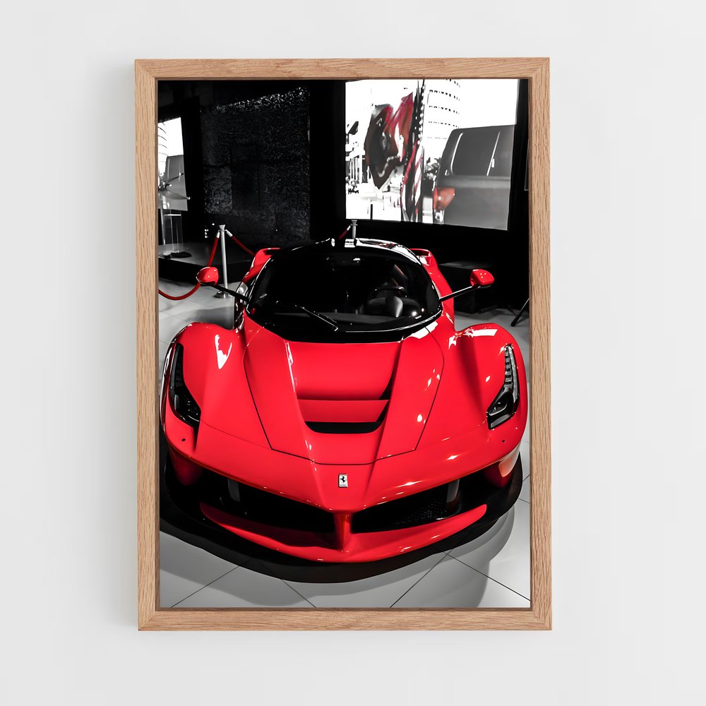 Poster La Beauté Rouge – affiche Ferrari (vue 4)