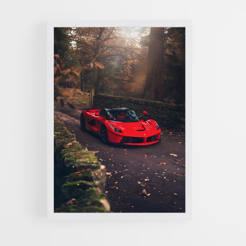 Poster La Voie des Phares – affiche Ferrari (vue 3)