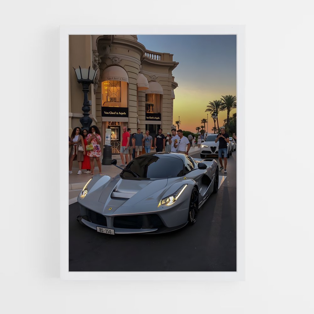 Poster La Beauté Argentée – affiche Ferrari (vue 3)