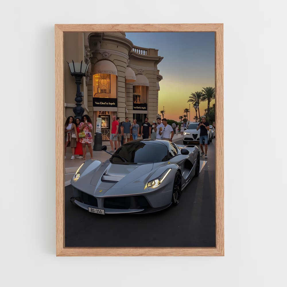 Poster La Beauté Argentée – affiche Ferrari (vue 4)