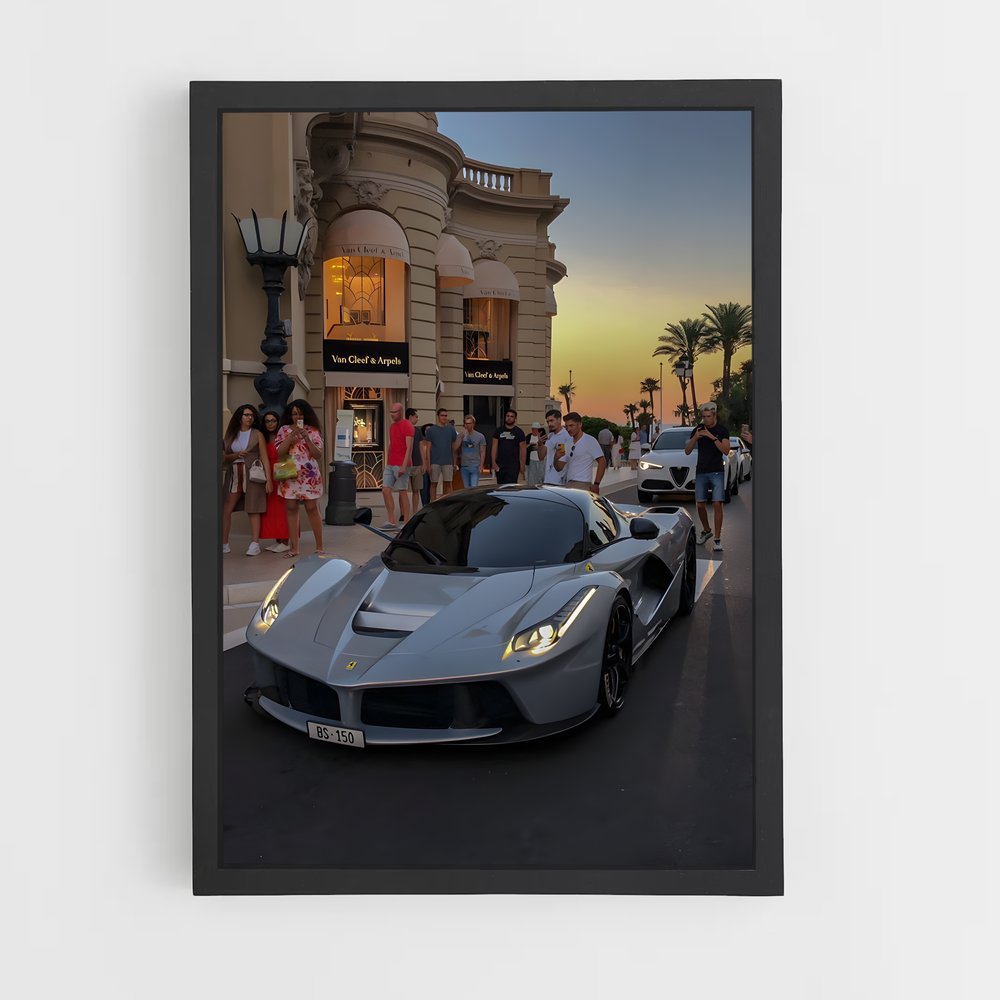 Poster La Beauté Argentée – affiche Ferrari (vue 2)