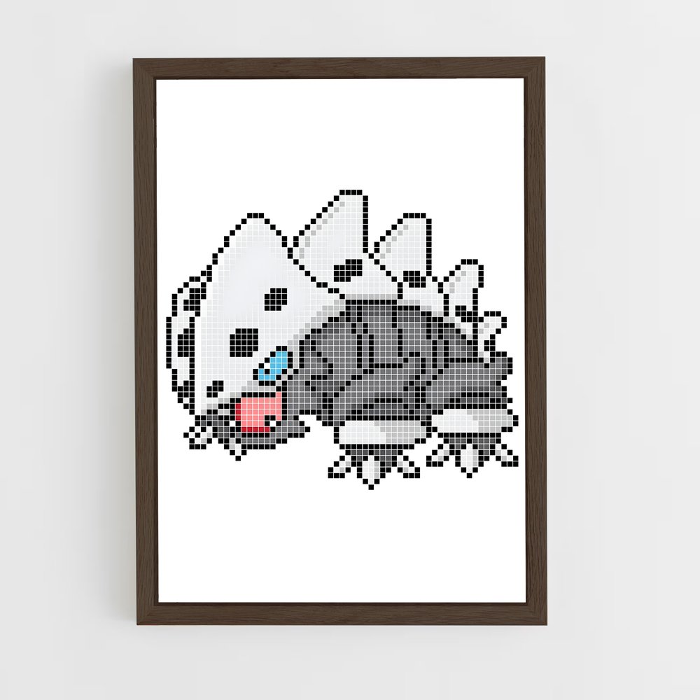 Poster Lairon espace – affiche Pokemon (vue 5)