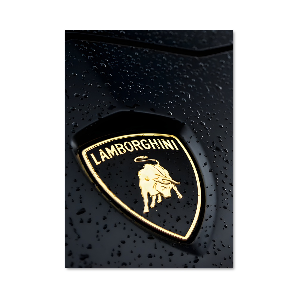 Poster Lamborghini cœur