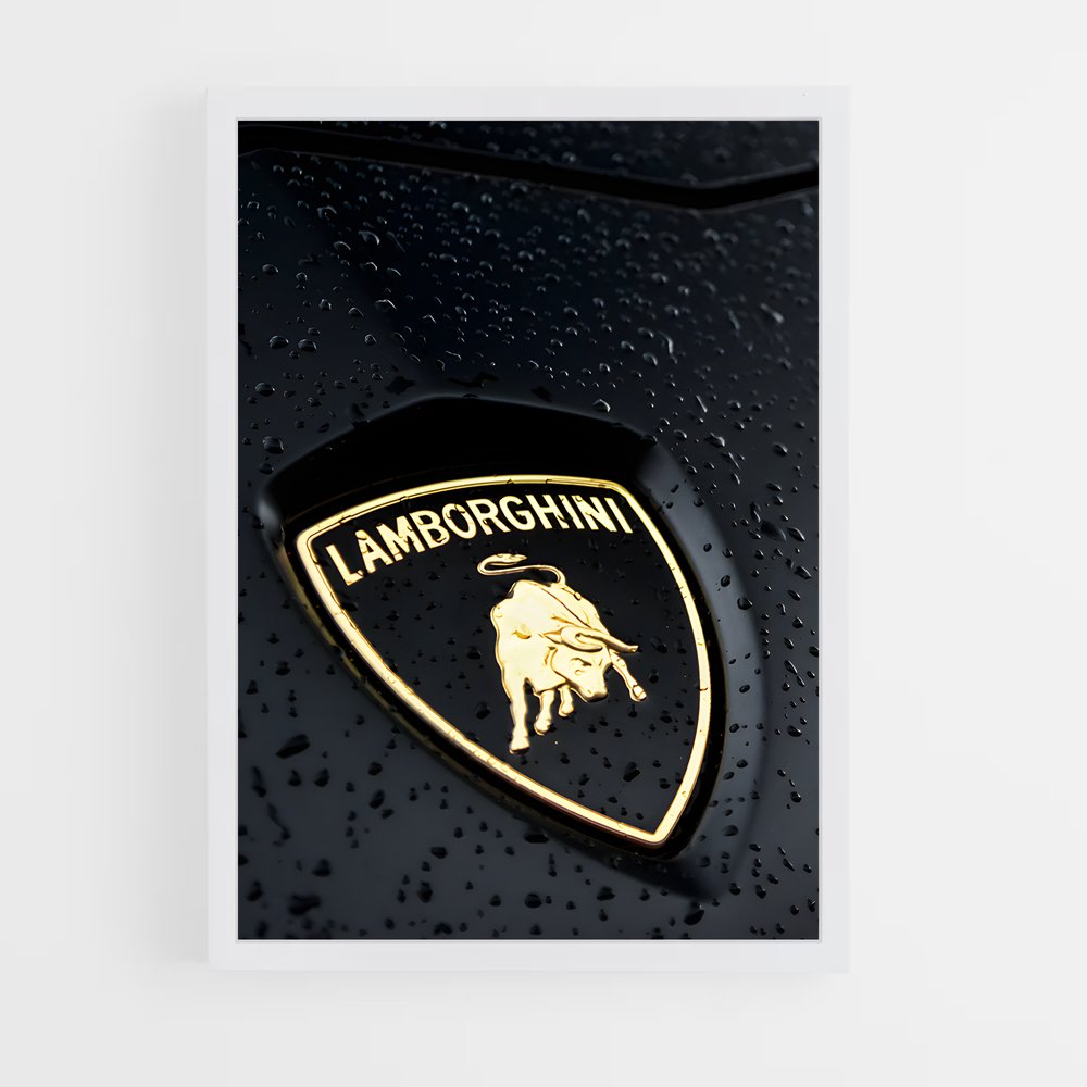 Poster Lamborghini cœur (vue 3)