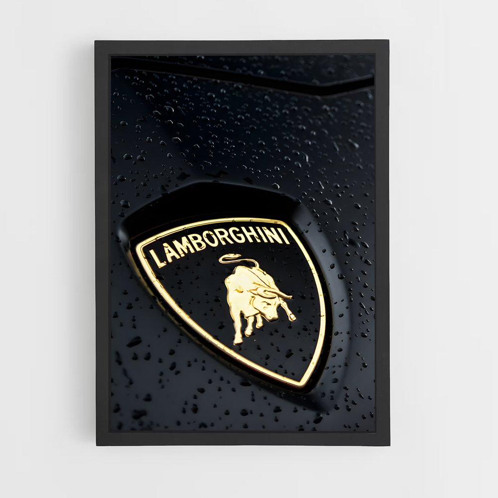 Poster Lamborghini cœur (vue 2)