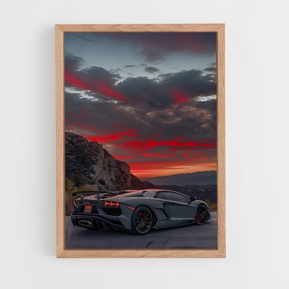 Poster Lamborghini Toile (vue 4)