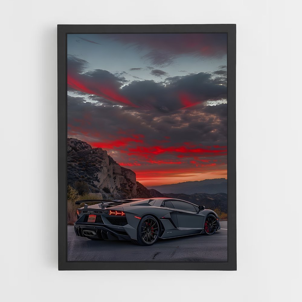 Poster Lamborghini Toile (vue 2)