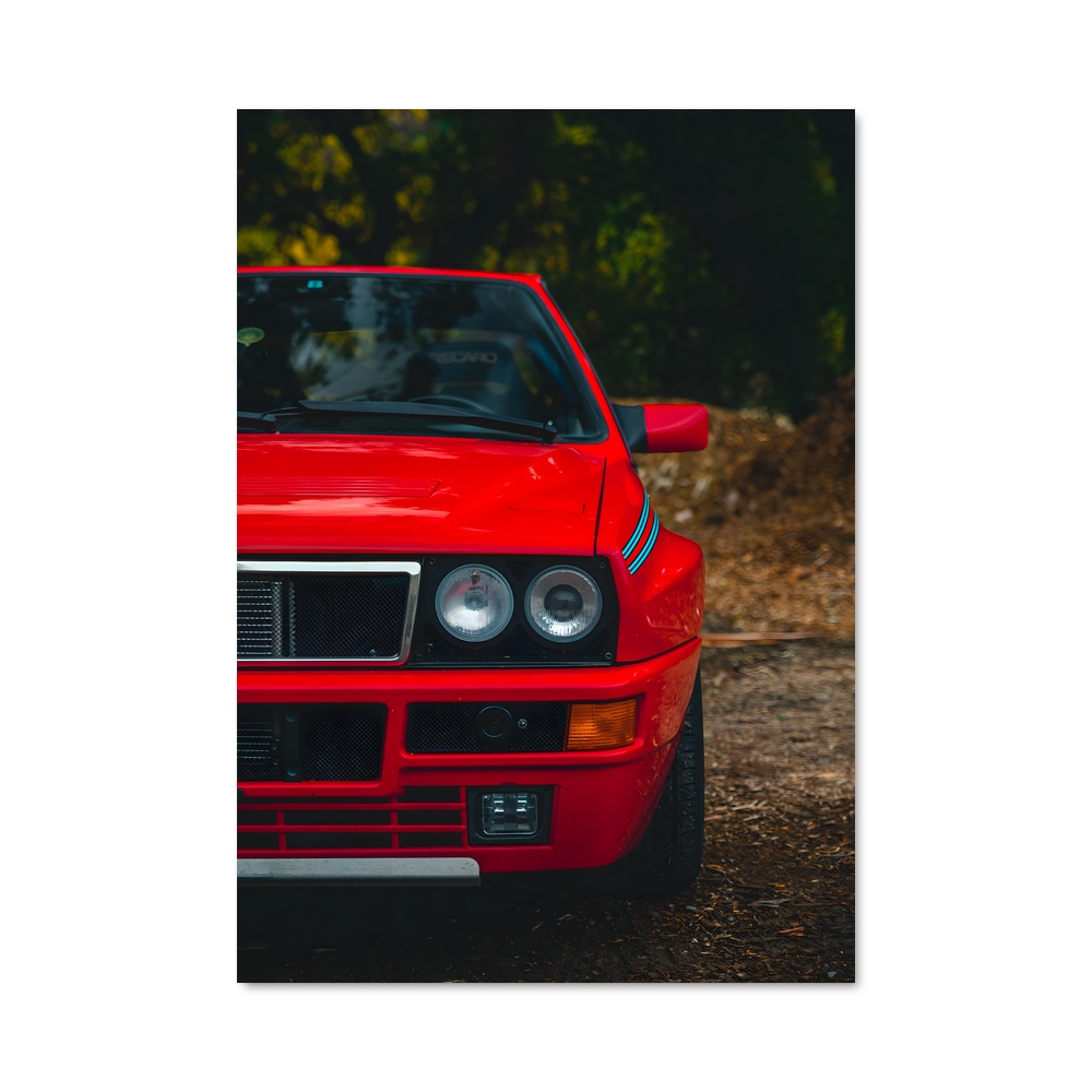 Poster Lancia Rouge