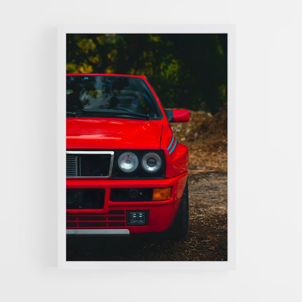 Poster Lancia Rouge (vue 3)