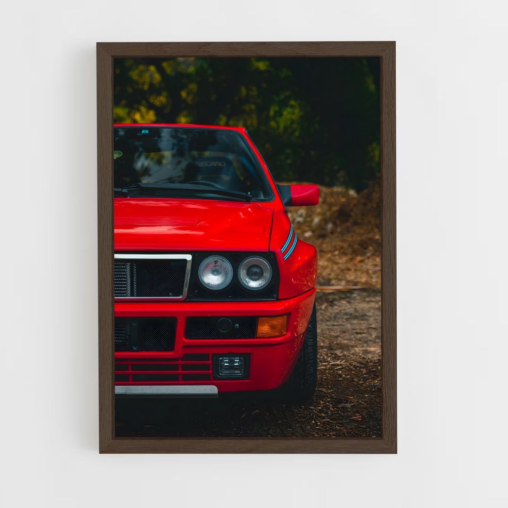 Poster Lancia Rouge (vue 5)