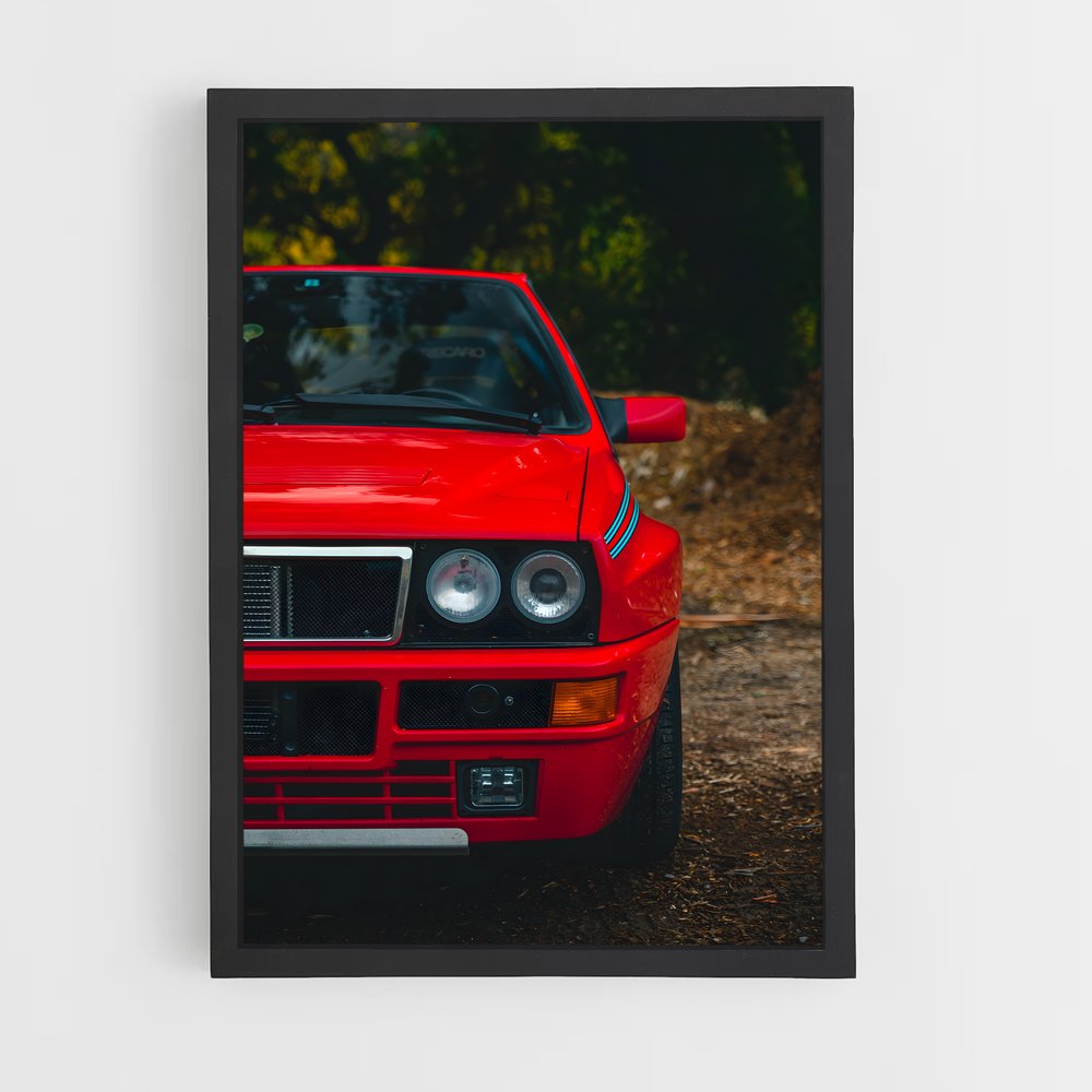Poster Lancia Rouge (vue 2)