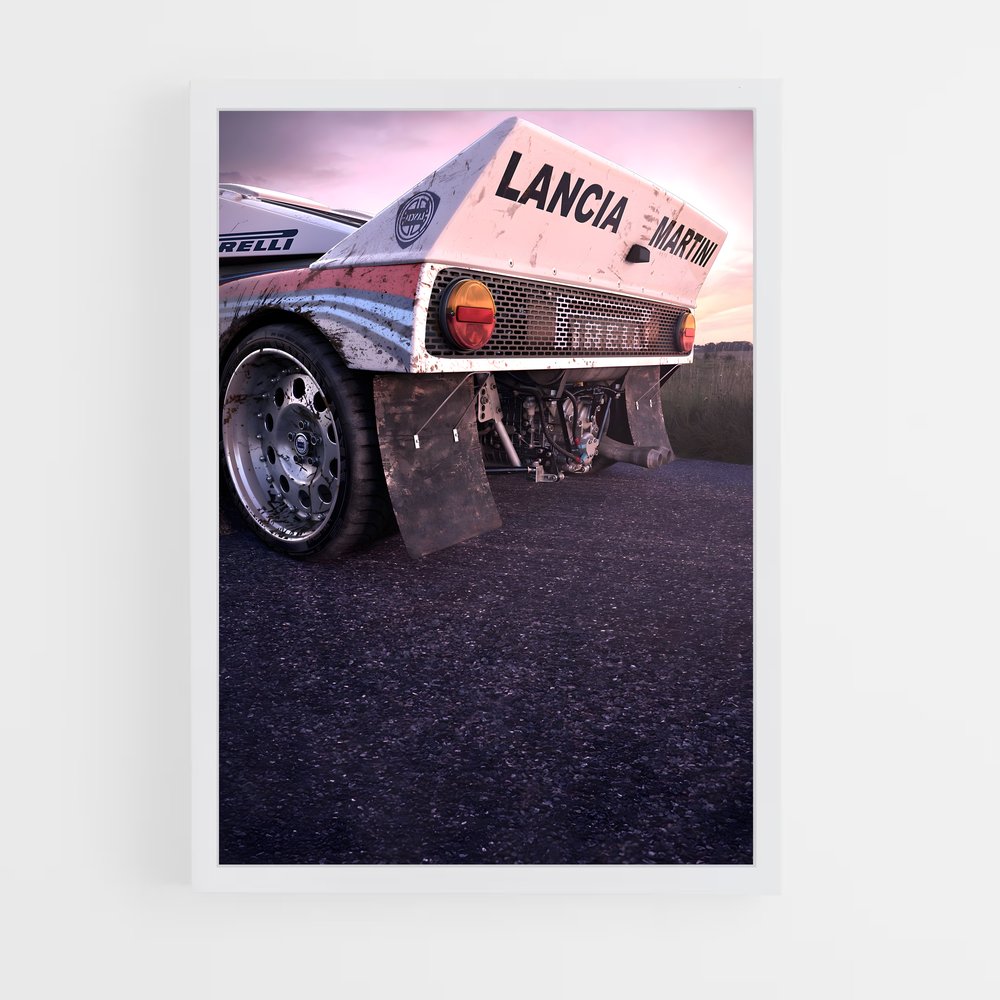 Poster Lancia Roadster (vue 3)