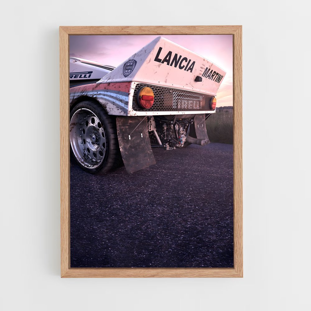 Poster Lancia Roadster (vue 4)