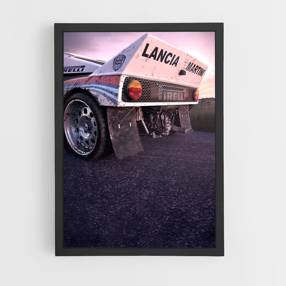 Poster Lancia Roadster (vue 2)