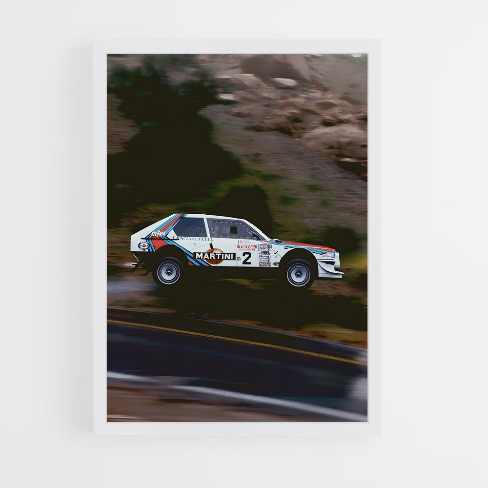 Poster Rallye Montagnard – affiche Lancia (vue 3)