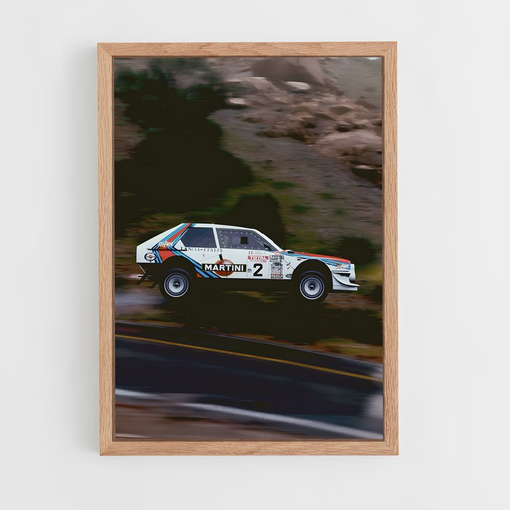 Poster Rallye Montagnard – affiche Lancia (vue 4)