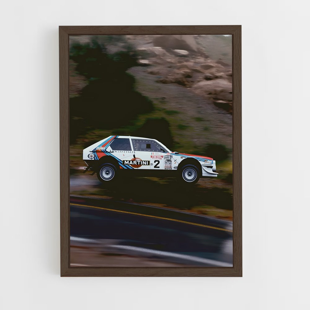Poster Rallye Montagnard – affiche Lancia (vue 5)