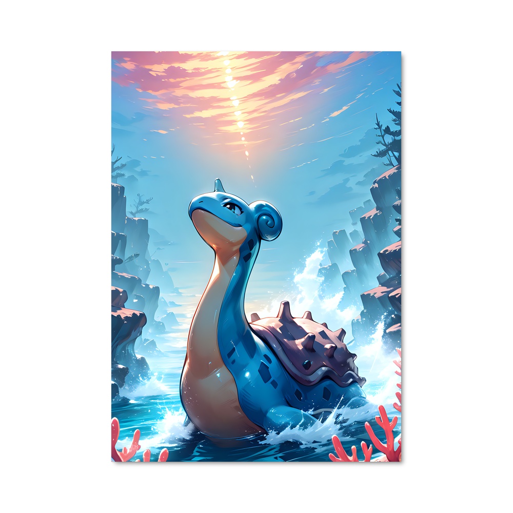 Poster L'Océan Mystique – affiche Pokemon