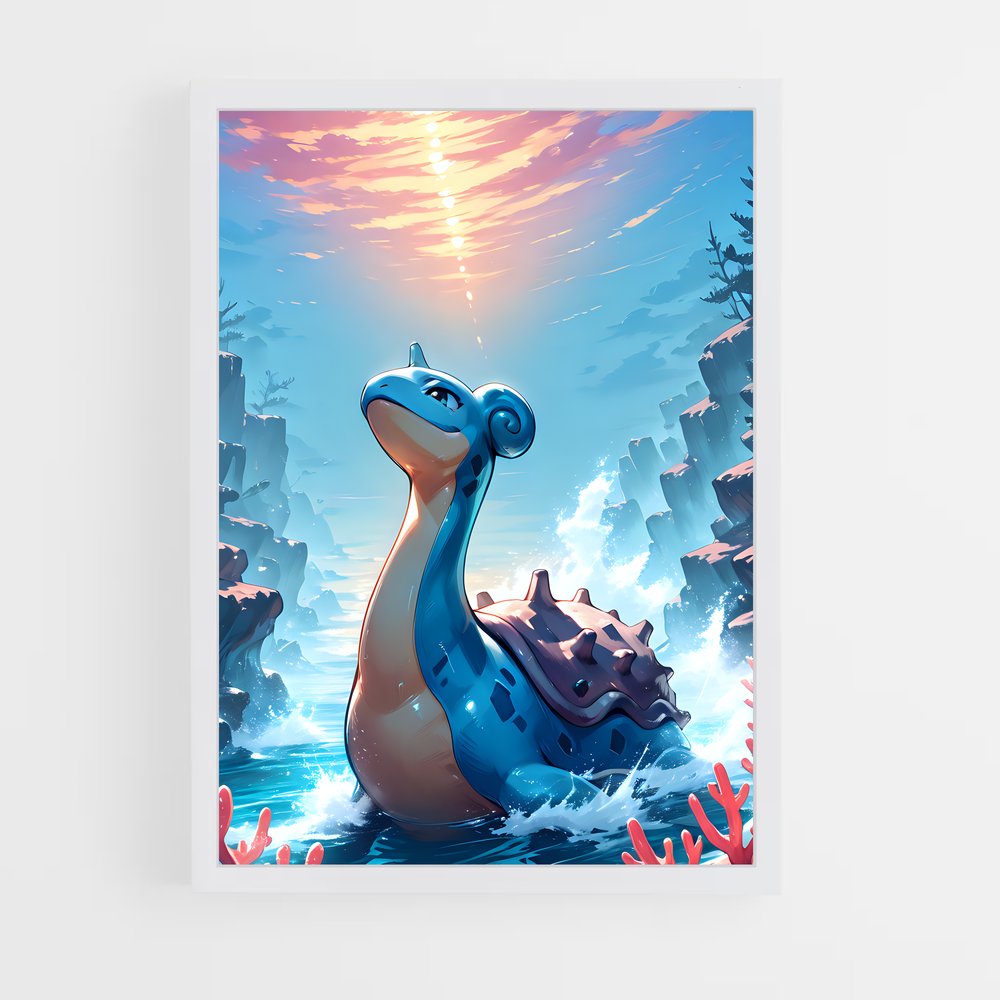 Poster L'Océan Mystique – affiche Pokemon (vue 3)