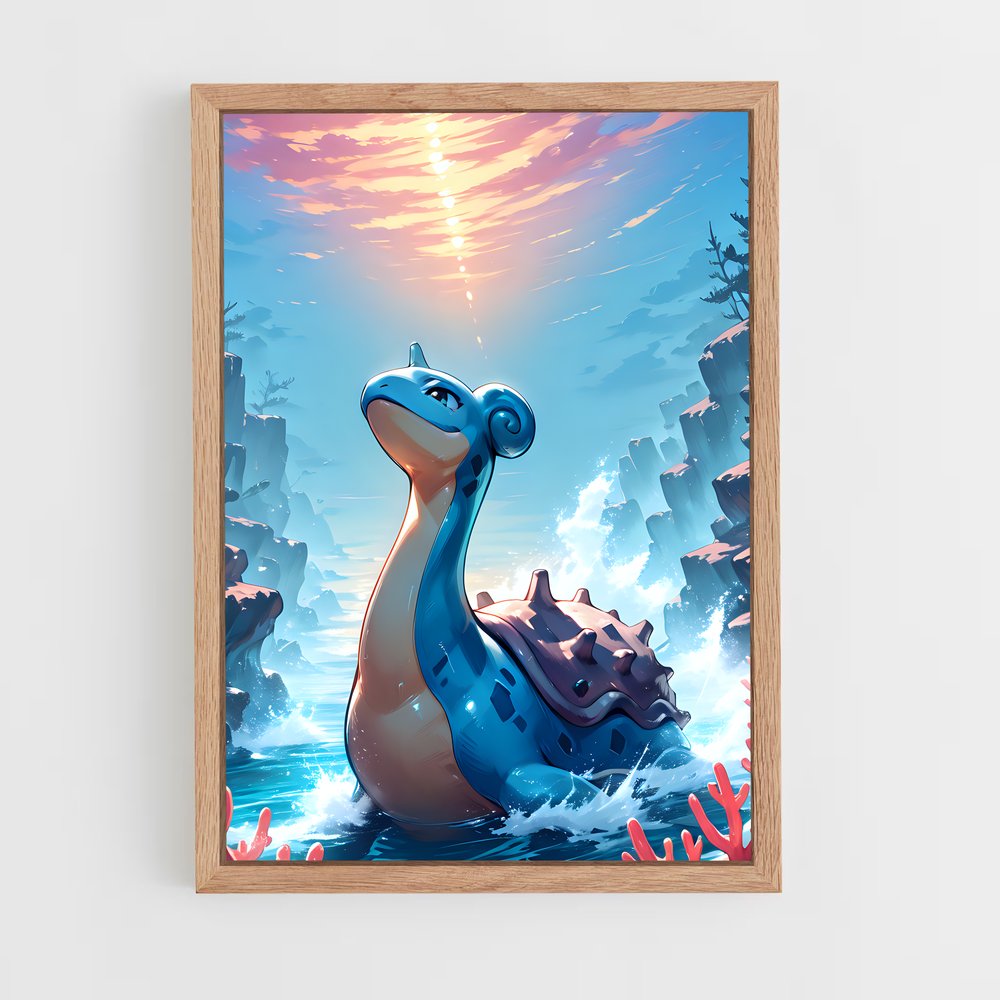 Poster L'Océan Mystique – affiche Pokemon (vue 4)