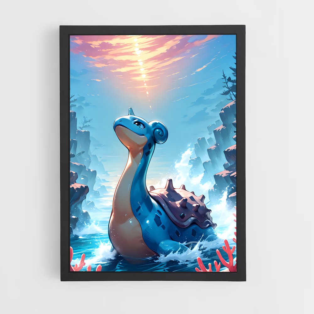 Poster L'Océan Mystique – affiche Pokemon (vue 2)