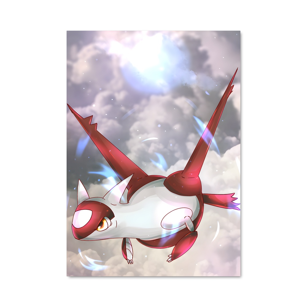 Poster Latias cieux – affiche Pokemon