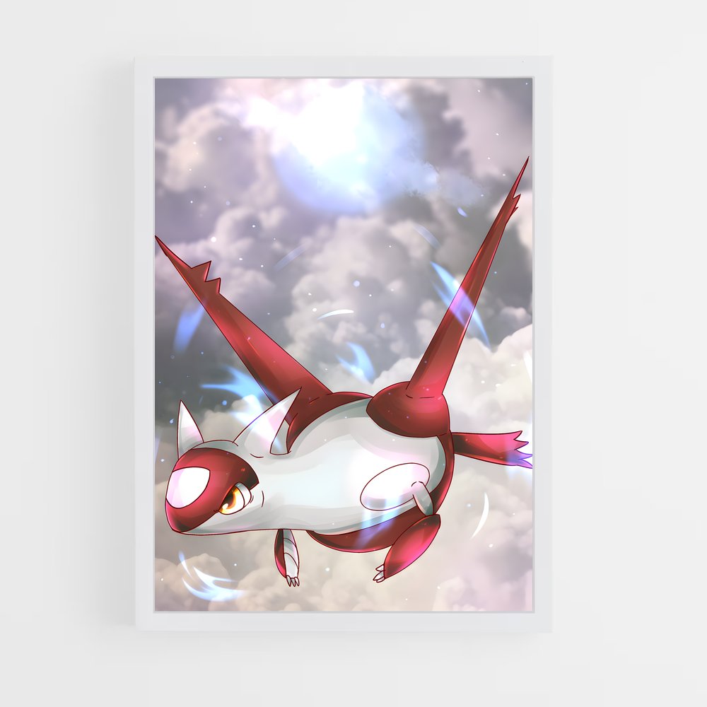 Poster Latias cieux – affiche Pokemon (vue 3)