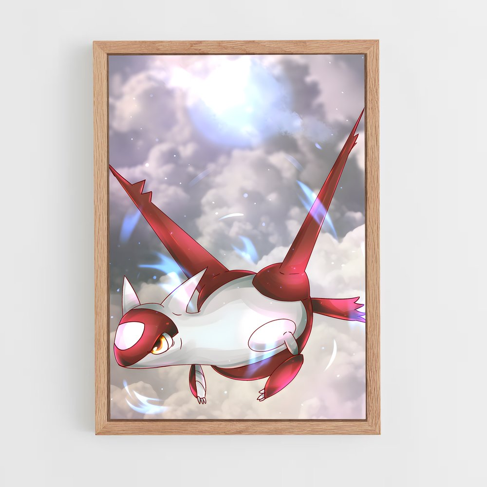 Poster Latias cieux – affiche Pokemon (vue 4)