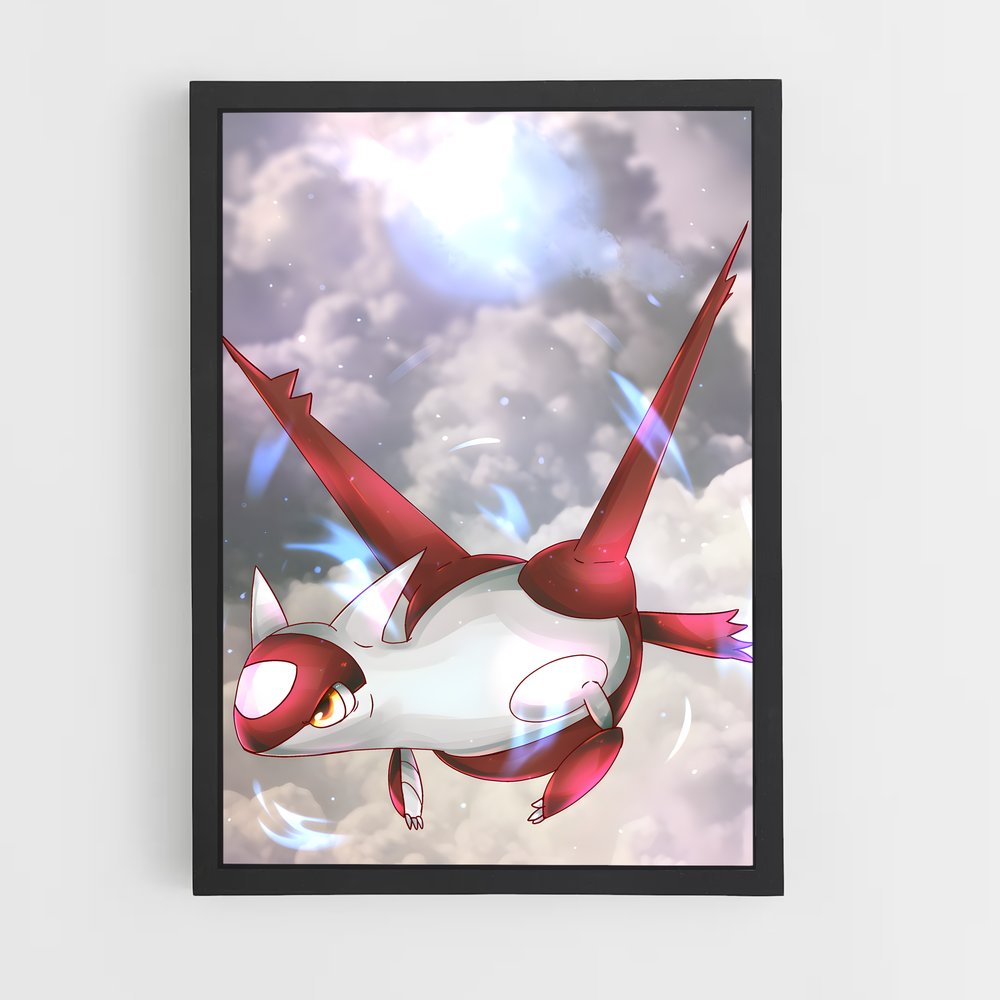 Poster Latias cieux – affiche Pokemon (vue 2)