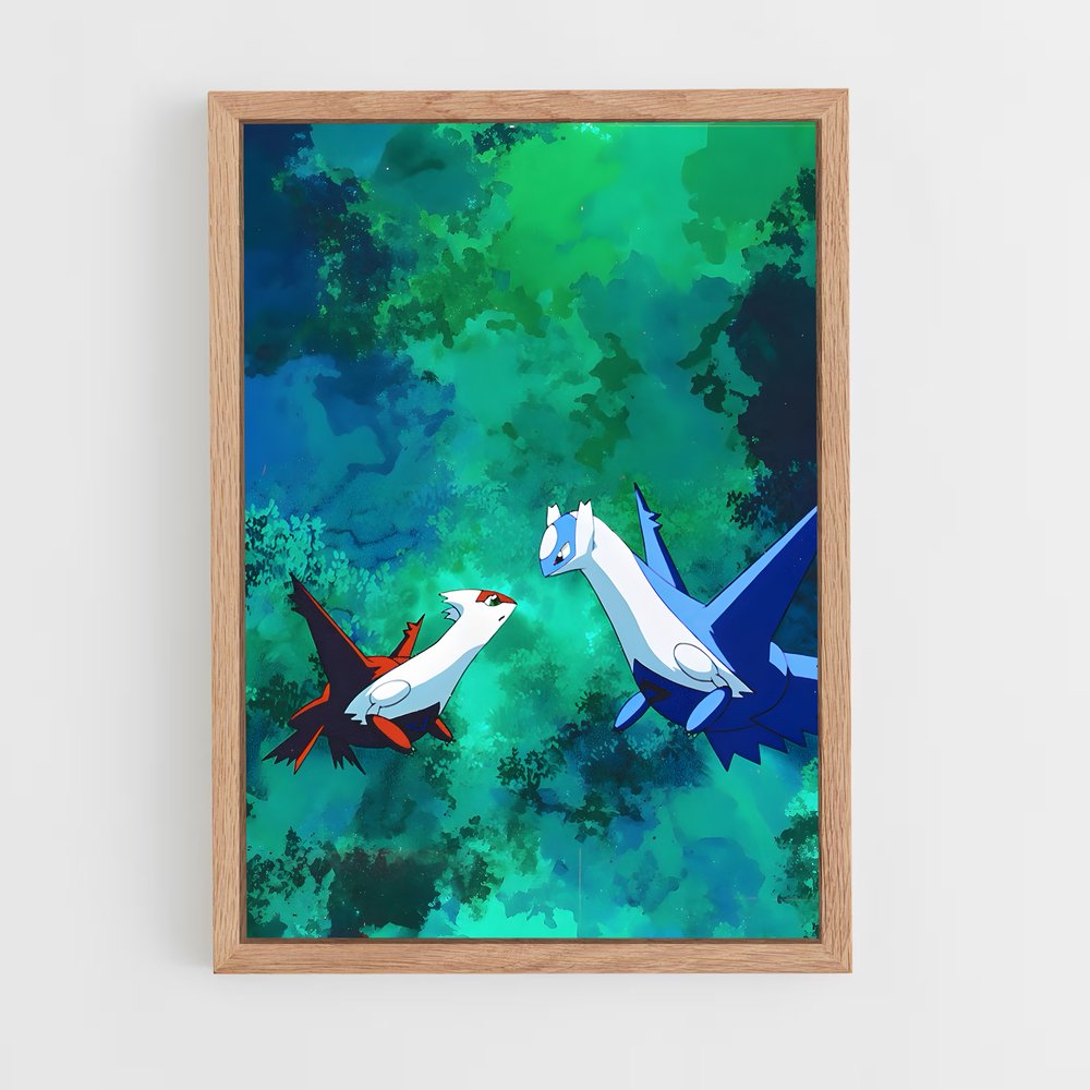 Poster Vols Éthérés – affiche Pokemon (vue 4)