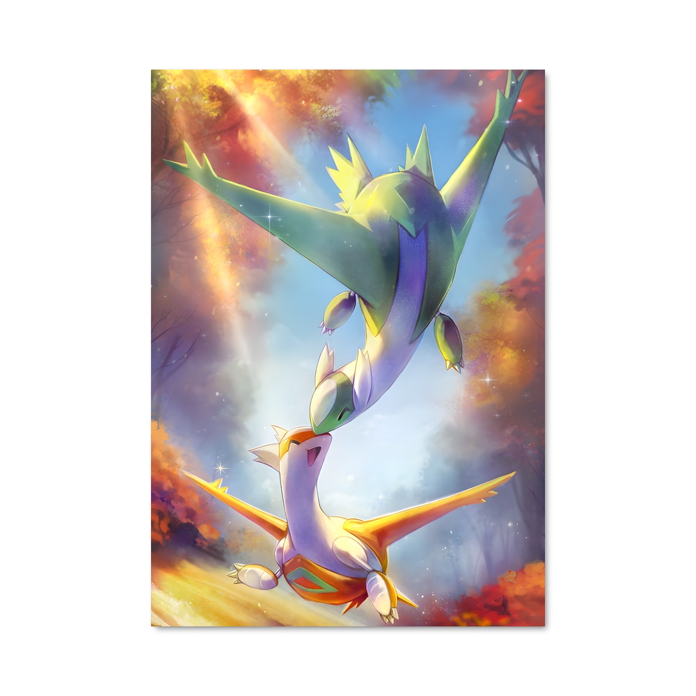 Poster Latios en Vol – affiche Pokemon