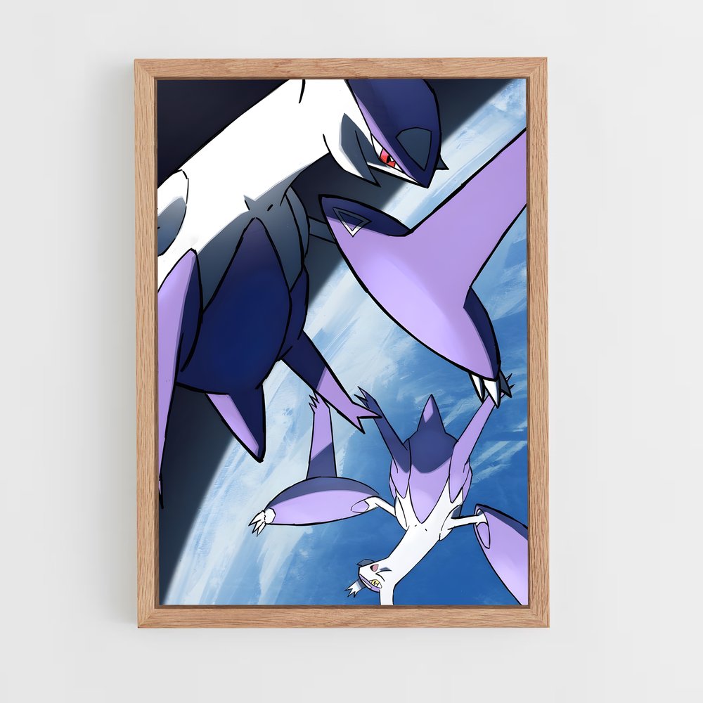 Poster Latios ciel – affiche Pokemon (vue 4)