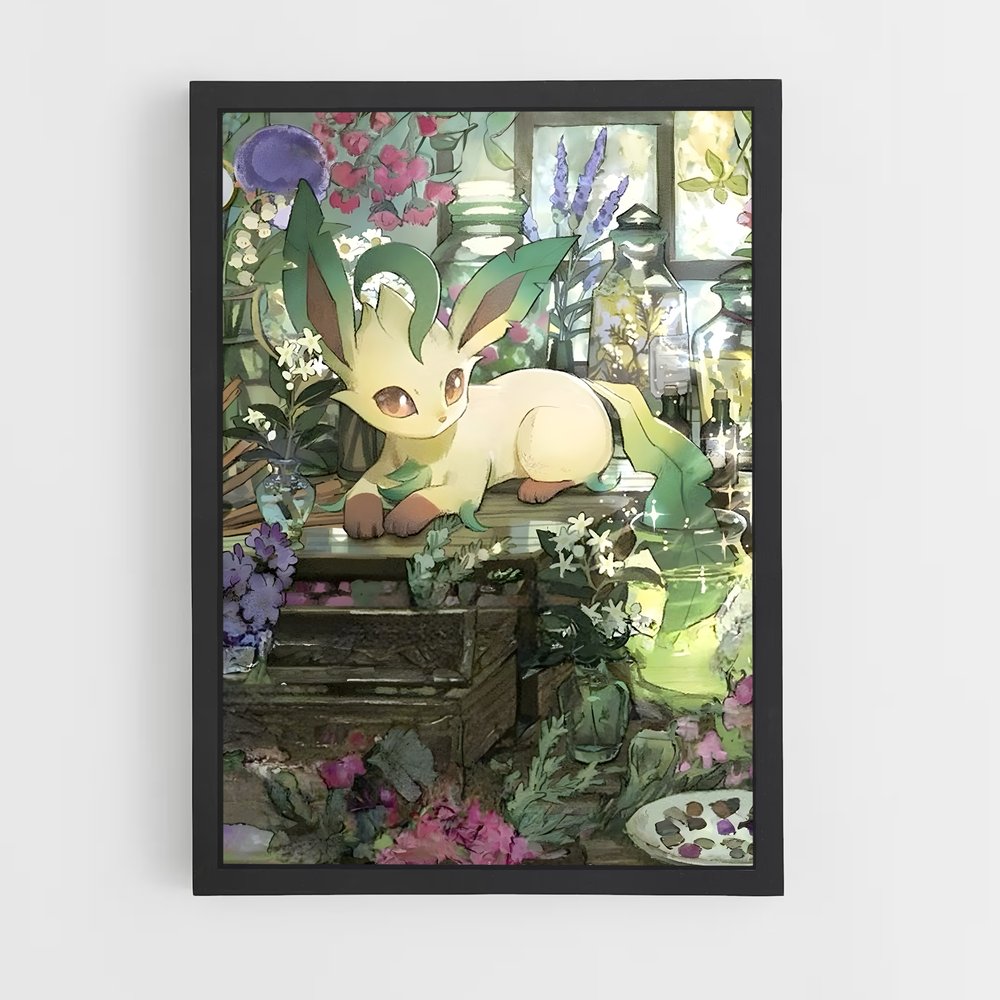 Poster Le Jardin Pokémon – affiche Pokemon (vue 2)