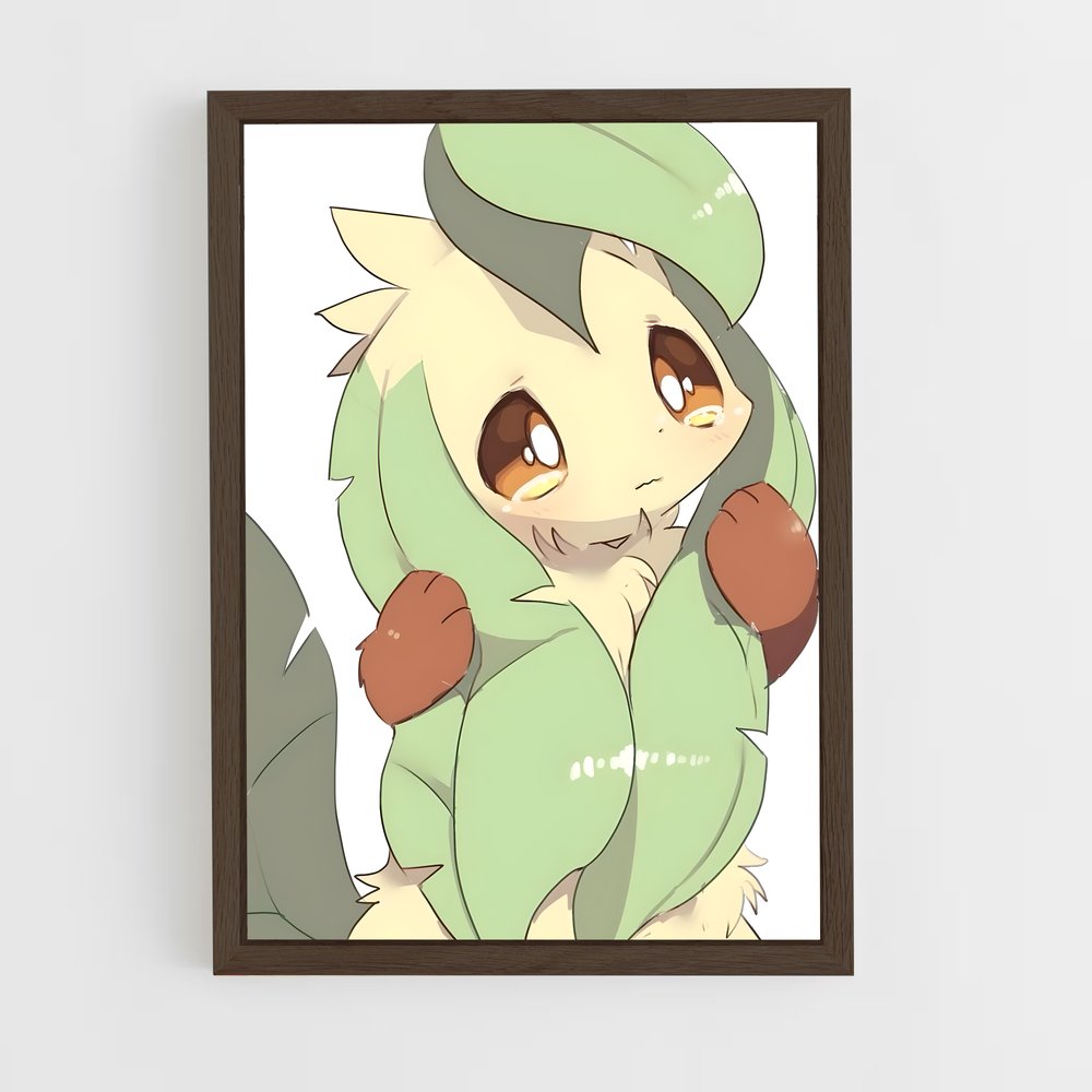 Poster Leafeon Émeraude – affiche Pokemon (vue 5)