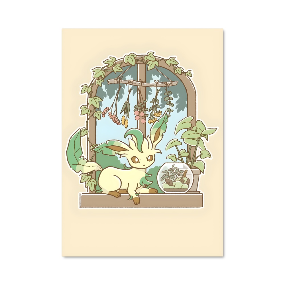 Poster Le Regard du Lapin – affiche Pokemon