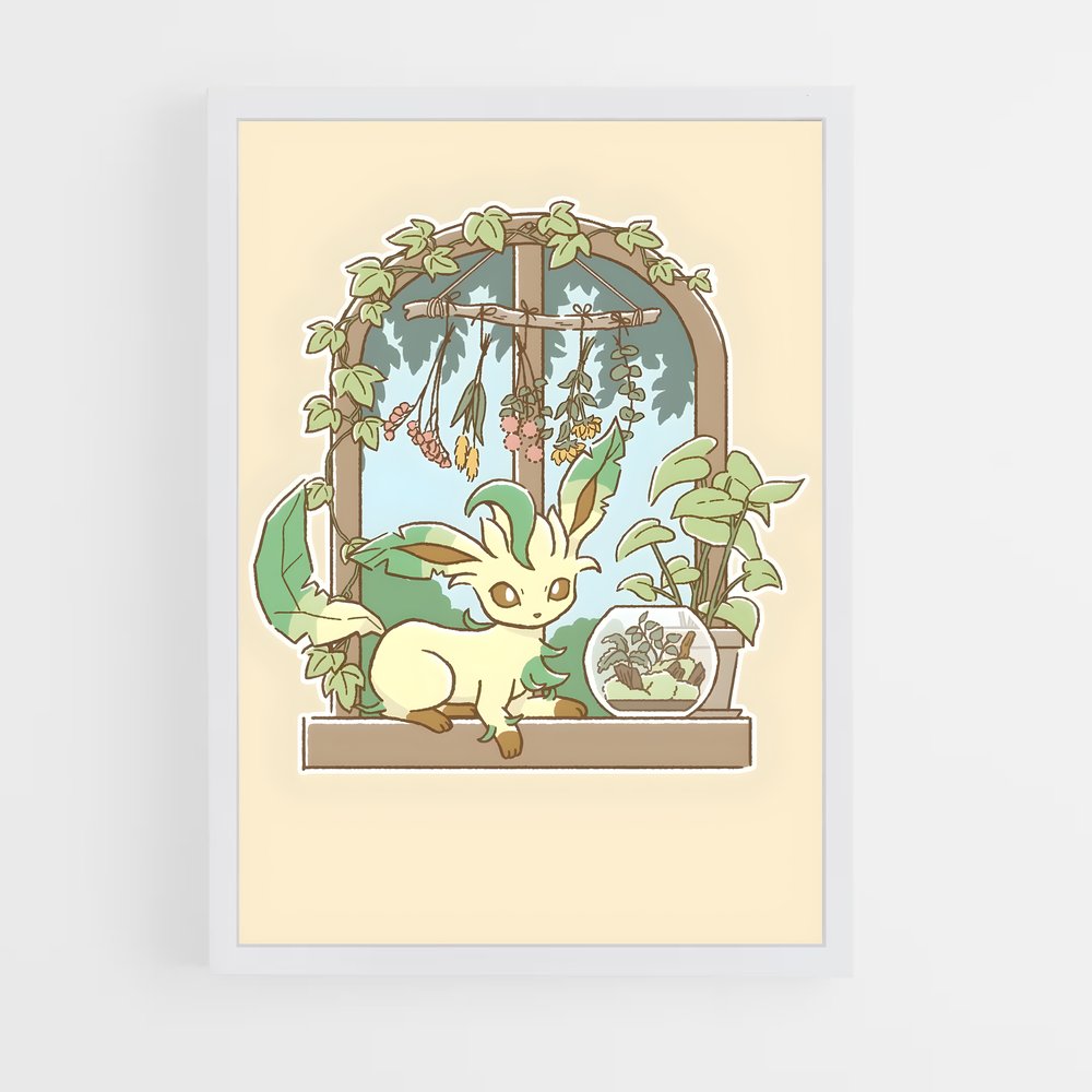 Poster Le Regard du Lapin – affiche Pokemon (vue 3)