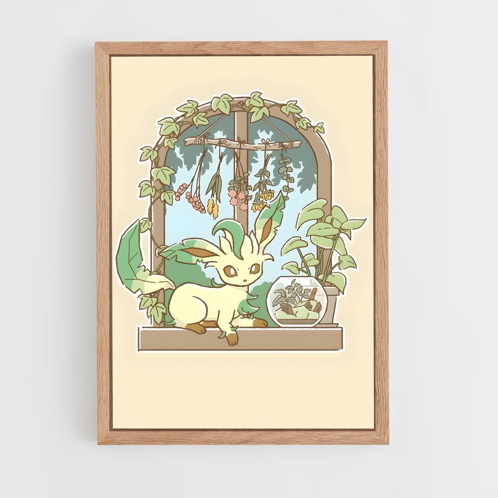 Poster Le Regard du Lapin – affiche Pokemon (vue 4)