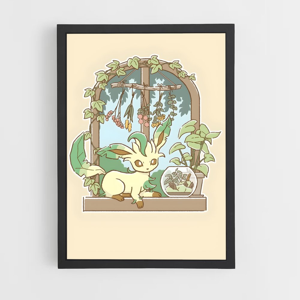 Poster Le Regard du Lapin – affiche Pokemon (vue 2)