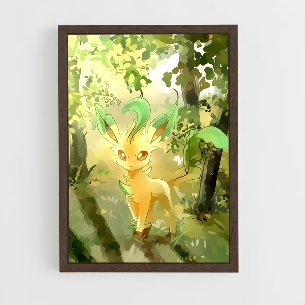 Poster Leafeon Éclatant – affiche Pokemon (vue 5)