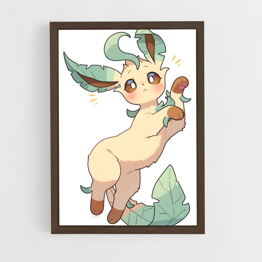 Poster Leafeon Pokémon – affiche Pokemon (vue 5)