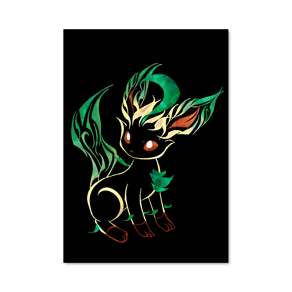 Poster Feuille Éternelle – affiche Pokemon