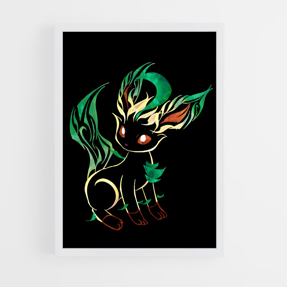 Poster Feuille Éternelle – affiche Pokemon (vue 3)
