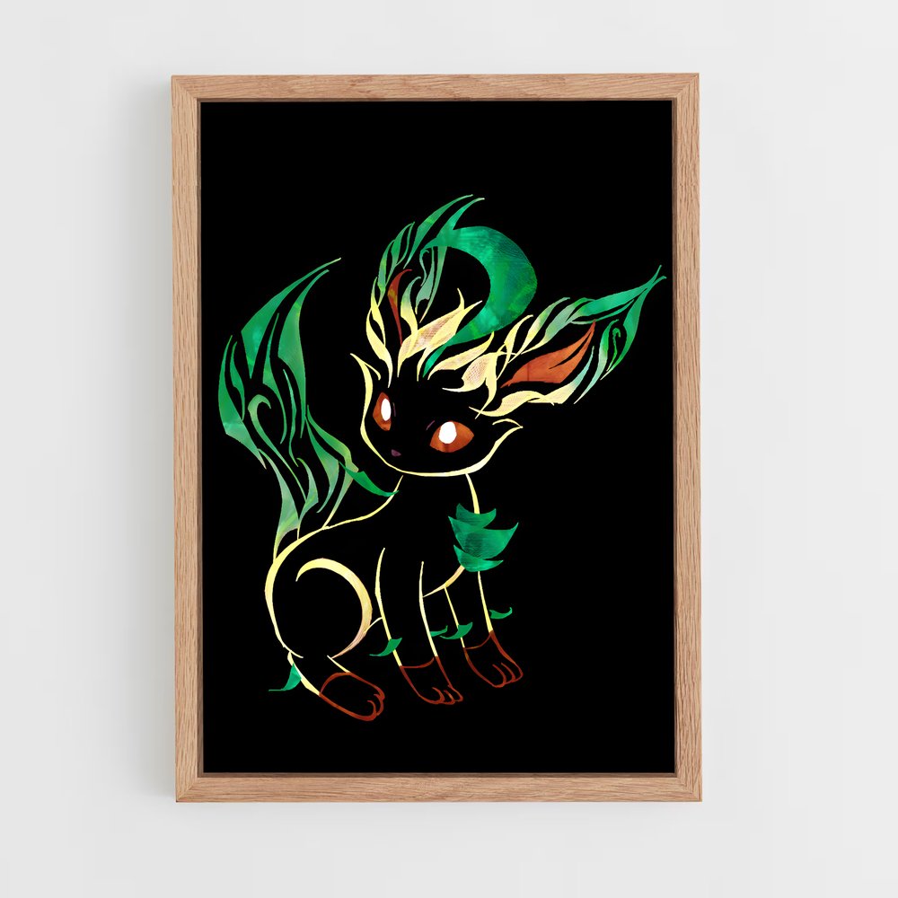 Poster Feuille Éternelle – affiche Pokemon (vue 4)