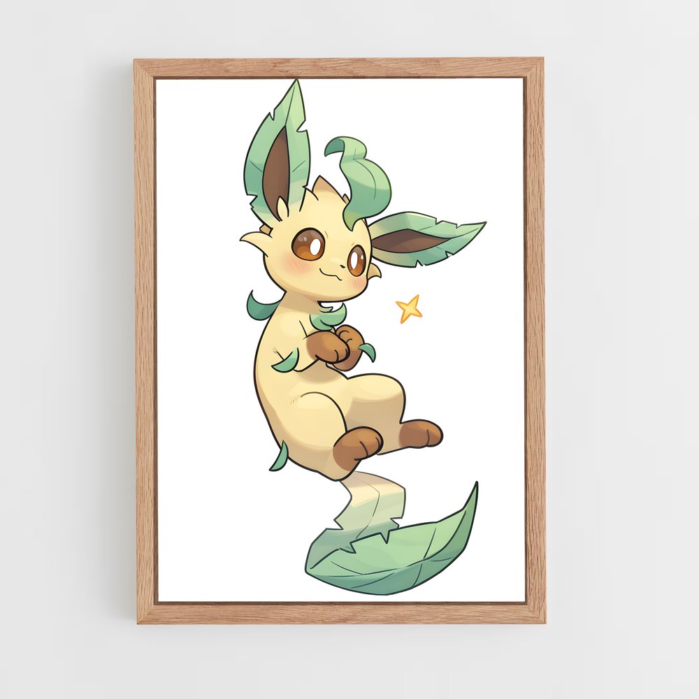 Poster Feuille d'Émeraude – affiche Pokemon (vue 4)